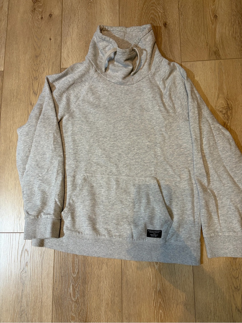 A|X Armani Exchange Gray Cowl Neck Pullover Sweatshirt - Men’s Medium